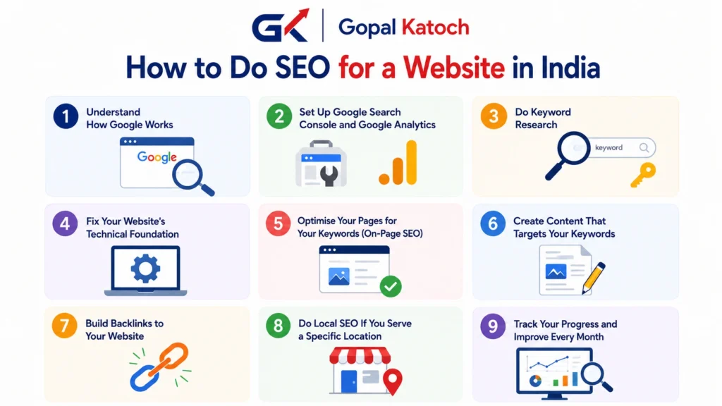 How to Do SEO for a Website in India