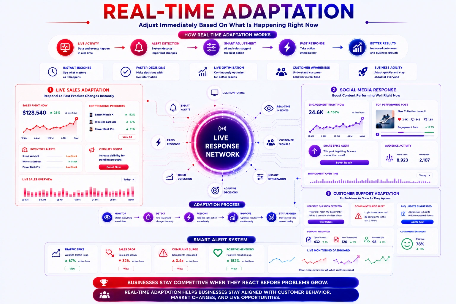 real time adaptation in quantum marketing